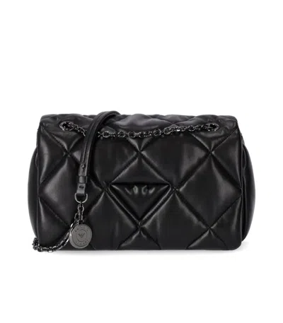 Emporio Armani Quilted Shoulder Bag In Black