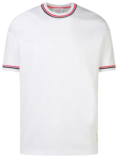 Thom Browne 'milano' White Cotton T-shirt