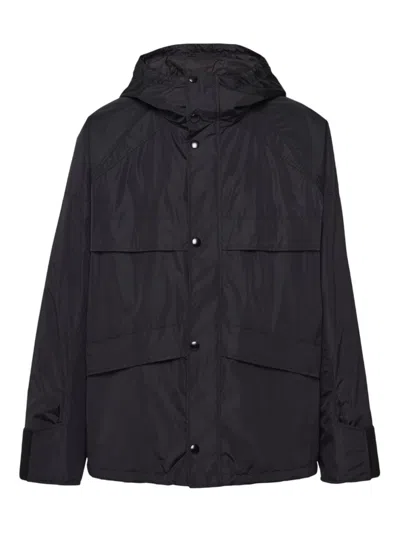 Prada Technical Fabric Jacket In Black