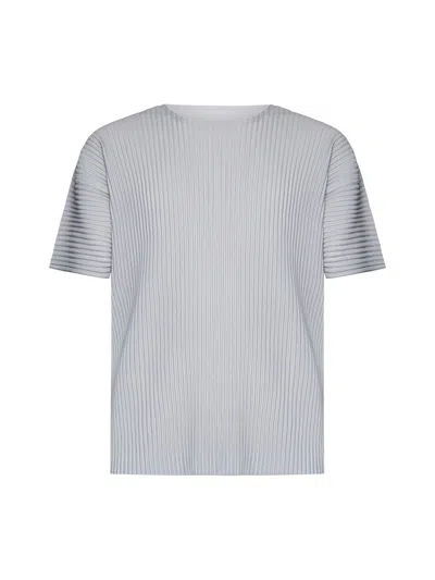 Issey Miyake Homme Plisse  T-shirts And Polos In Light Grey