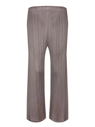 Issey Miyake Trousers In Green