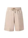 Dondup Man Shorts & Bermuda Shorts Sand Size 34 Cotton, Elastane In Beige