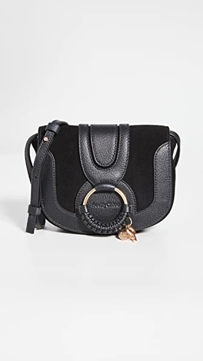 See By Chloé Small Hana Leather Crossbody Bag In Black