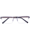 GOLD AND WOOD WOOD DETAIL GLASSES,CRYPTON12172498