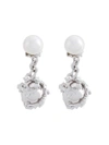 KASUN LONDON ORB & PEARL CUFLLINKS,ORBANDPEARLCUFFLINKSSILVER12184627