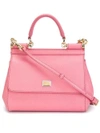 Gucci Small Sicily Tote In Pink