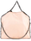 Stella Mccartney Large Peach Falabella Tote Bag In Pink