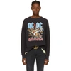 GUCCI Black AC/DC Logo Sweatshirt,475373 X3I11