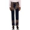 GUCCI Blue Tie-Dye Chlorine Punk Trousers,452423 XD582