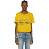 GUCCI Yellow Coco Capitán Edition 'I Want to Go Back' Logo T-Shirt
