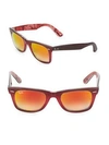 RAY BAN 50MM Wayfarer Sunglasses,0400095808951