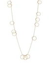 GINETTE NY 18K Rose Gold Thirteen-Circle Sautoir Necklace