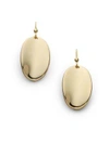 ROBERTO COIN 18K Yellow Gold Oval Drop Earrings