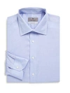 CANALI Dot Cotton Dress Shirt