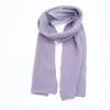 Portolano Ribbed Knit Wrap Scarf In Lilac