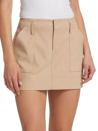 Ba&sh Floride Utility Mini Skirt In Sable