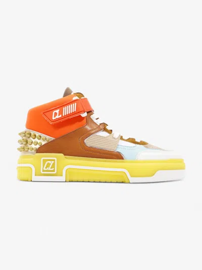 Christian Louboutin Astroloubi Mid Sneakers In Orange