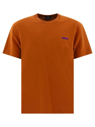 Apc A.p.c. "vpc" T-shirt In Brown