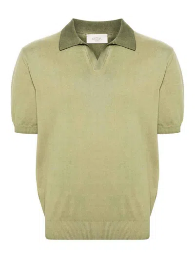 Altea Fine-knit Cotton Polo Shirt In Dark Green