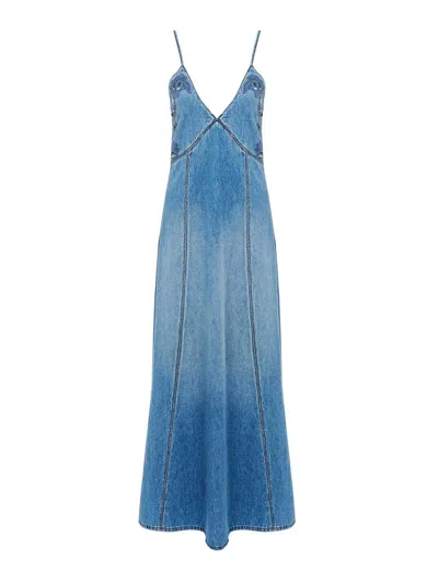 Chloé Long Dress In Blue