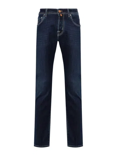 Jacob Cohen Low-rise Slim-cut Jeans In Blue