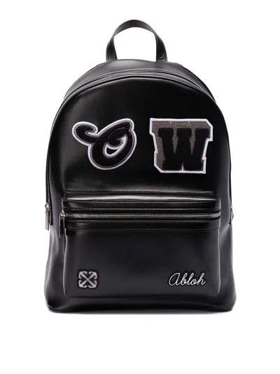 Off-white `varsity` Backpack In Black