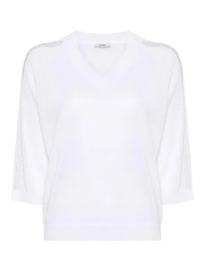 Peserico Sweater In White