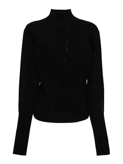 Patrizia Pepe Sweater In Black