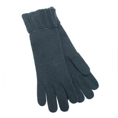 Portolano Gloves With Stitched Cuff In Black