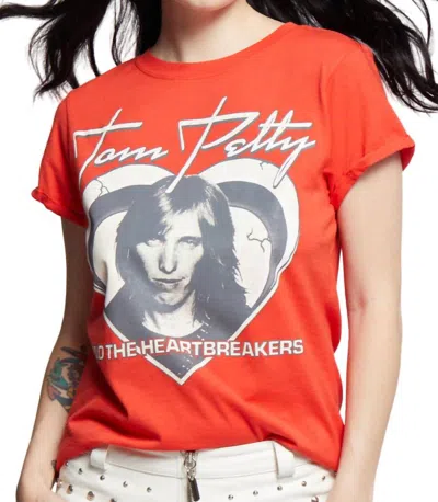 Recycled Karma Tom Petty Tee In Paprika In Red