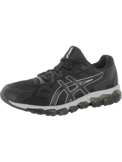 Asics Gel-quantum 360 6 Mens Cushioned Footbed Nylon Running & Training Shoes In Black