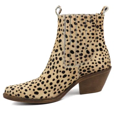 Old Cutler Women's West 3 Boots In Cheetah In White