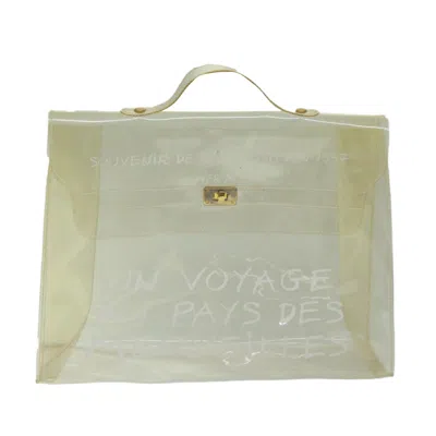 Hermes - Clear Vinyl Handbag () In Multi