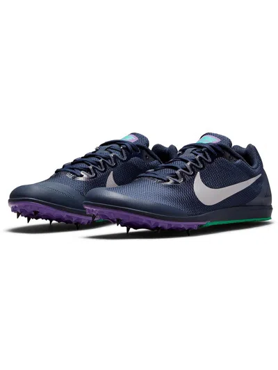 Nike Zoom Rival D 10 Mens Fitness Workout Running & Training Shoes In Purple