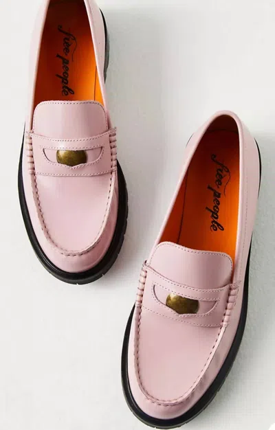 Free People Liv Loafers - Medium In Perfect Pink