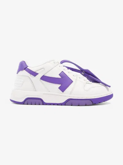 Off-white Out Of Office / Violet Leather In Purple