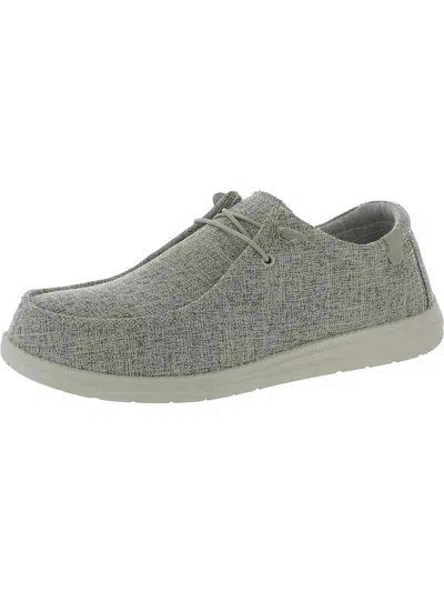 Dockers Mens Laceless Knit Loafers In Grey