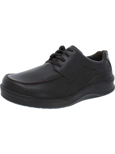Sas Move On Mens Leather Casual And Fashion Sneakers In Black