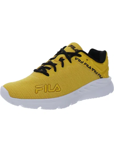 Fila Lightspin Womens Fitness Lifestyle Running & Training Shoes In Yellow