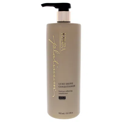 Kenra Platinum Luxe Shine Conditioner By  For Unisex - 31.5 oz Conditioner In Gold