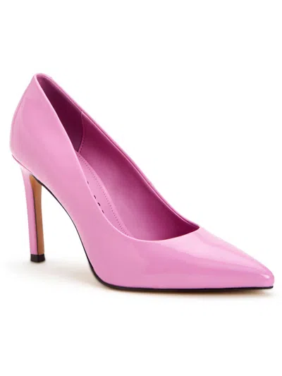 Katy Perry The Marcella Pump Womens Patent Pointed Toe Pumps In Pink
