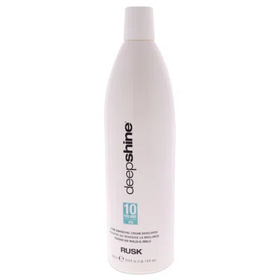 Rusk Deepshine Enhancing Cream Developer 10 Volume By  For Unisex - 33.8 oz Lightener In Grey