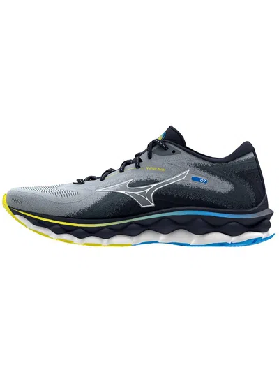 Mizuno Wave Sky 7 Mens Running Shoes Performance Running & Training Shoes In Grey