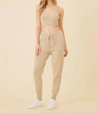 One Grey Day Colorado Cashmere Pant In Oatmeal In Beige