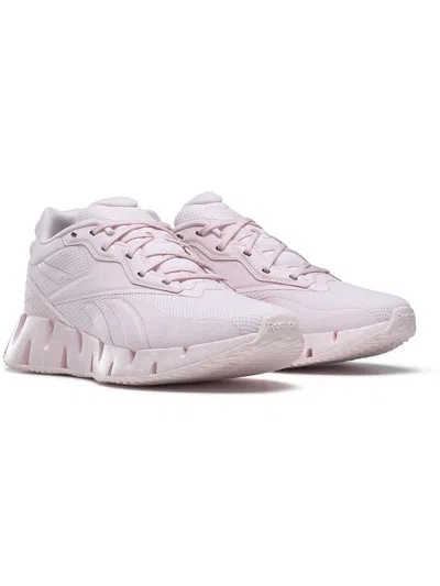 Reebok Zig Dynamica 4 Womens Fitness Workout Running & Training Shoes In Pink