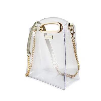 Packed Party Women's Cooper Crossbody Bag In Clear In White