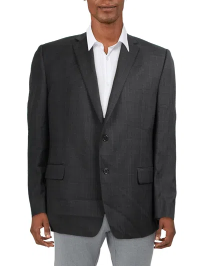 Lauren Ralph Lauren Mens Classic-fit Business Suit Jacket In Grey