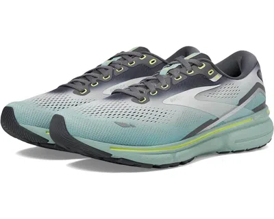 Brooks Men's Ghost 15 Running Shoes ( D Width ) In Grey/oyster/cloud Blue
