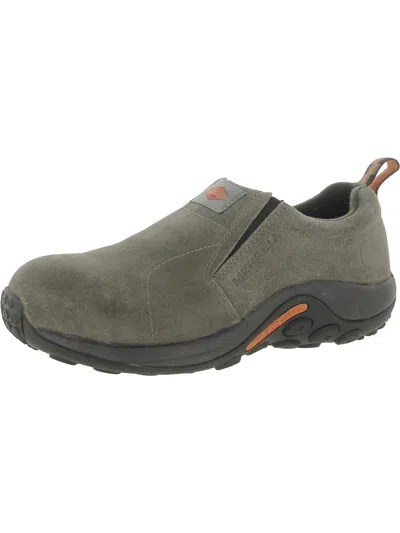 Merrell Jungle Moc Mens Leather Casual And Fashion Sneakers In Grey