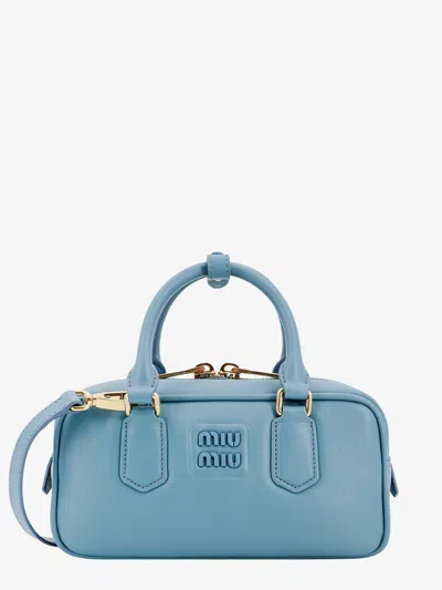 Miu Miu Woman Arcadie Woman Blue Handbags